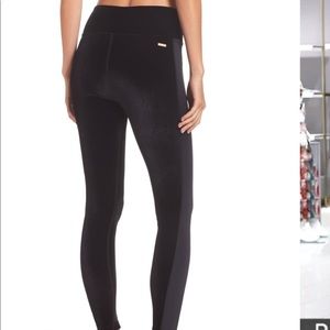 Alala Black Velvet Leggings.